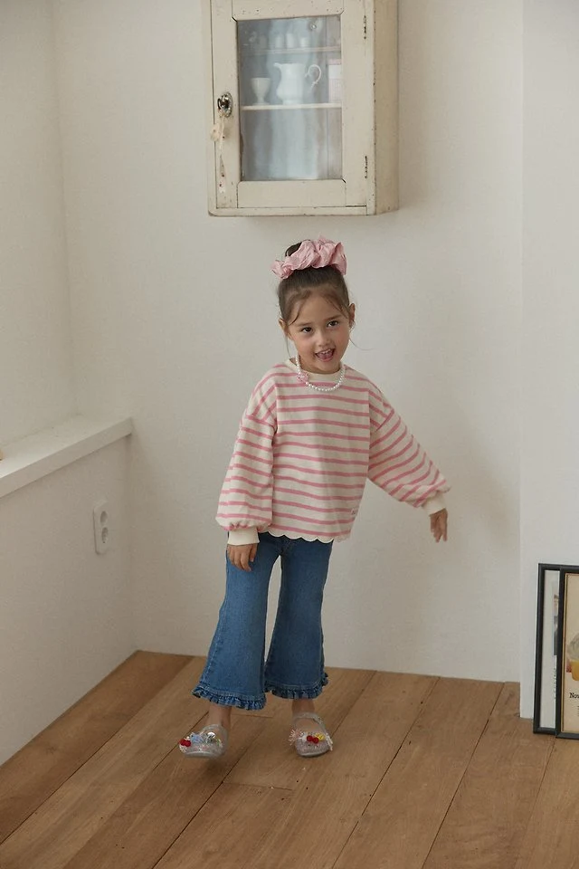 Berry Berry - Korean Children Fashion - #kidsstore - Bootcut Denim Pants - 5