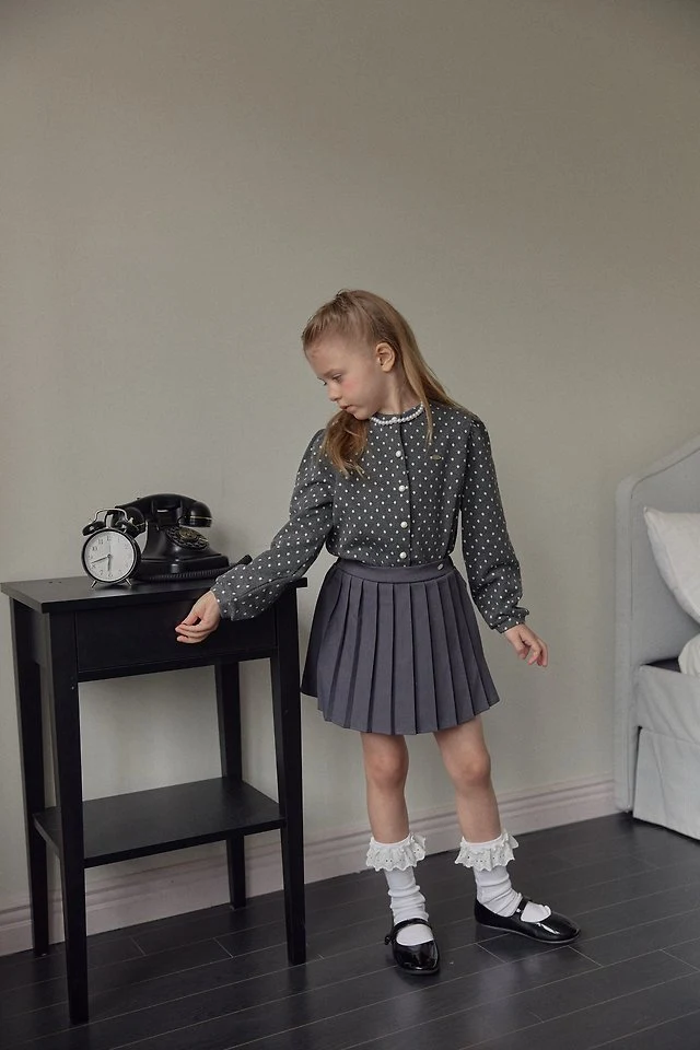 Berry Berry - Korean Children Fashion - #minifashionista - School Pleated Skirt - 10