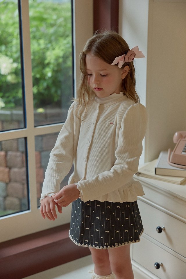 Berry Berry - Korean Children Fashion - #stylishchildhood - Soft Frill Cardigan - 3