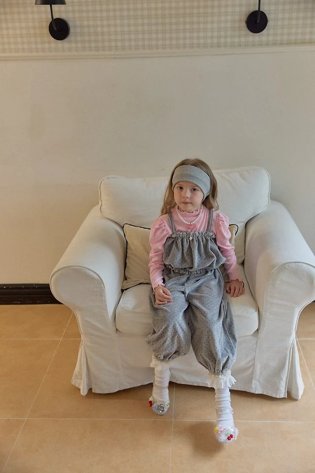 Berry Berry - Korean Children Fashion - #todddlerfashion - Velour Dotty Set - 5
