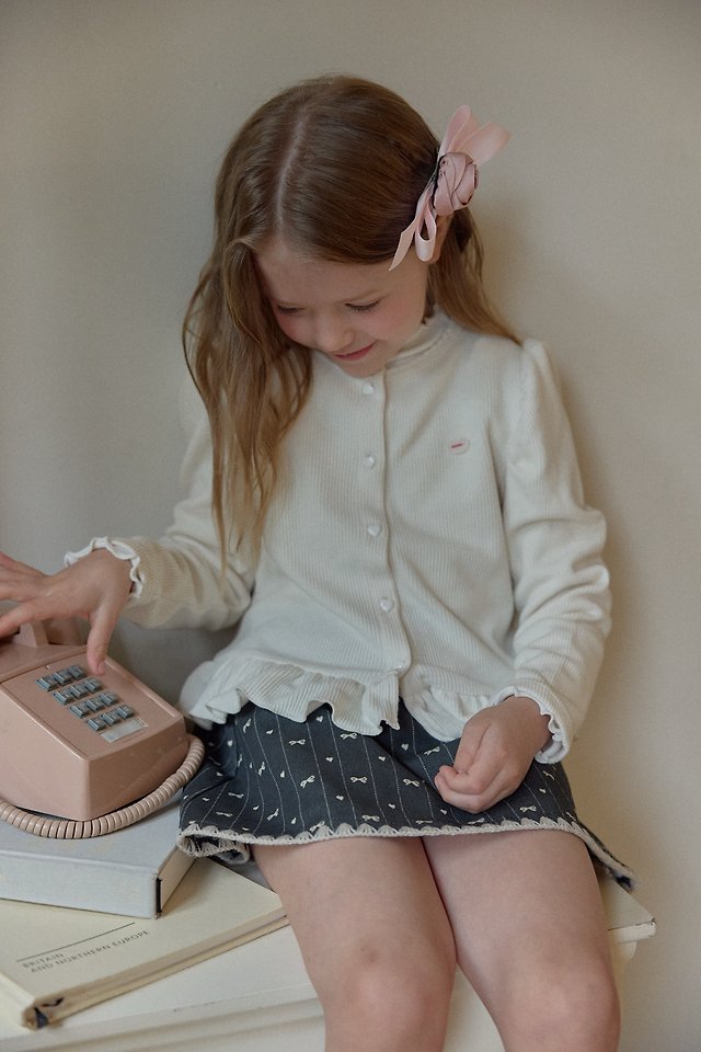 Berry Berry - Korean Children Fashion - #todddlerfashion - Soft Frill Cardigan