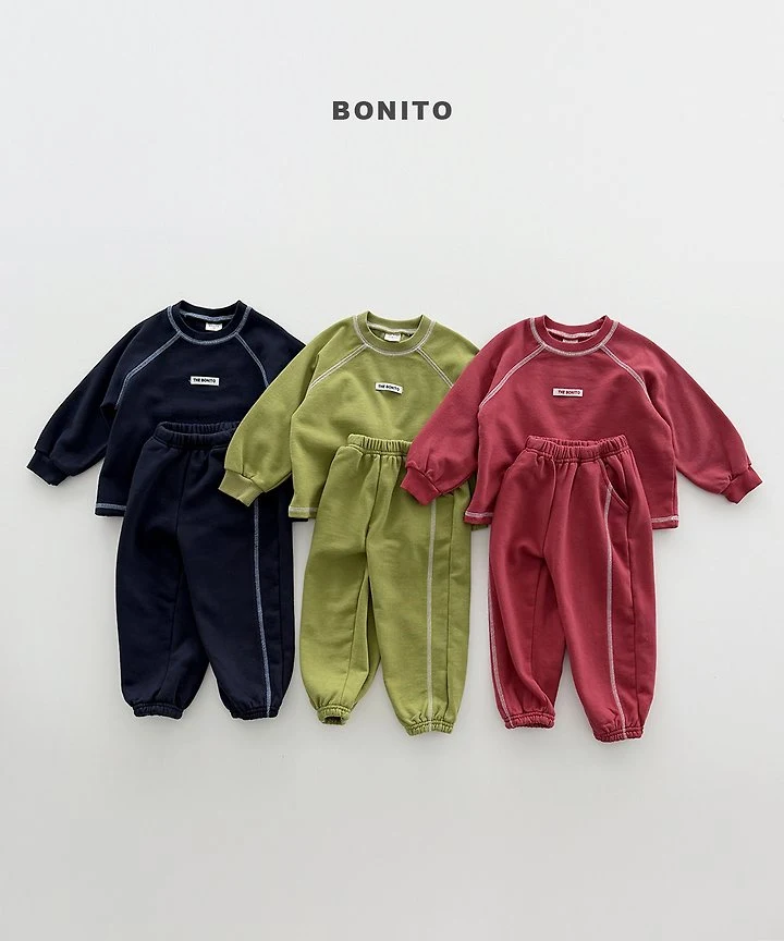 Bonito - Korean Children Fashion - #Kfashion4kids - Guy Raglan Set