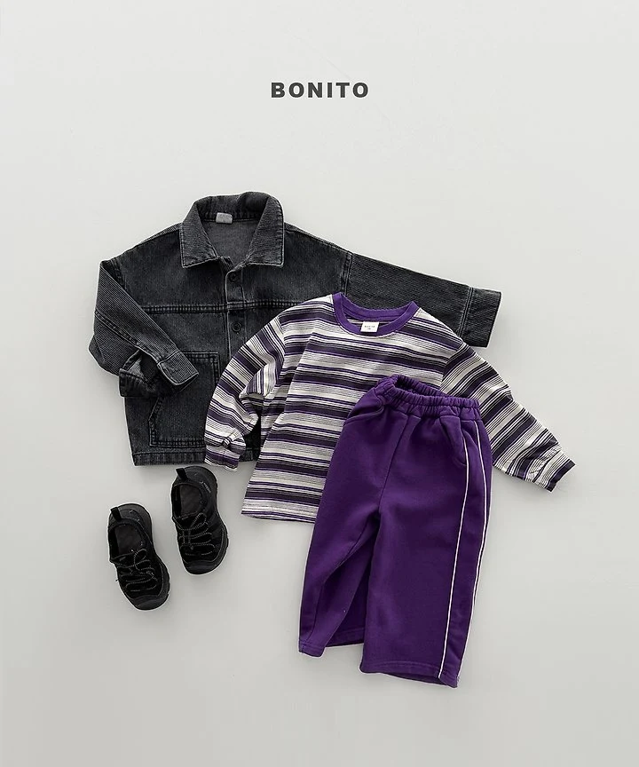Bonito - Korean Children Fashion - #Kfashion4kids - Side Stripe Pants - 6