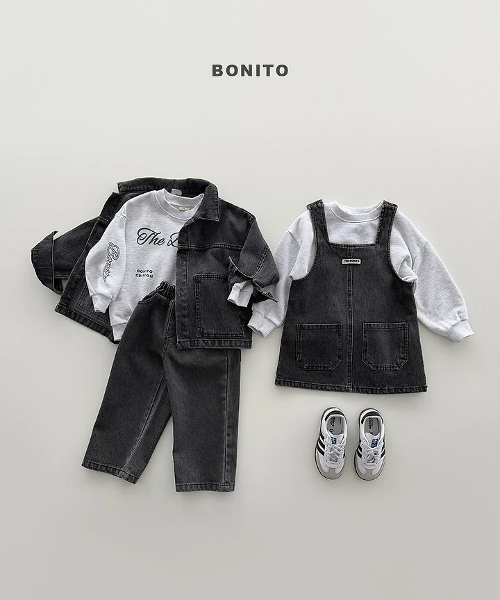 Bonito - Korean Children Fashion - #Kfashion4kids - Denim One-piece - 3