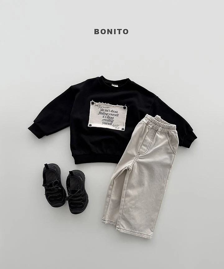 Bonito - Korean Children Fashion - #Kfashion4kids - Remember Button Sweatshirt - 12