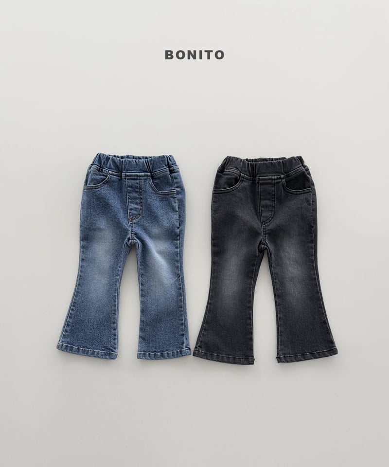 Bonito - Korean Children Fashion - #Kfashion4kids - Bootcut Stretch Denim Pants