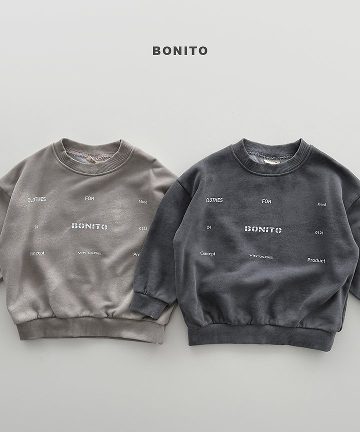 Bonito - Korean Children Fashion - #kidzfashiontrend - Pigment Sweatshirt - 4