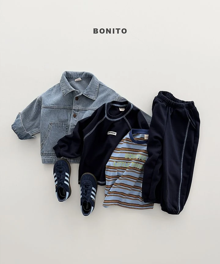 Bonito - Korean Children Fashion - #childofig - Guy Raglan Set - 9