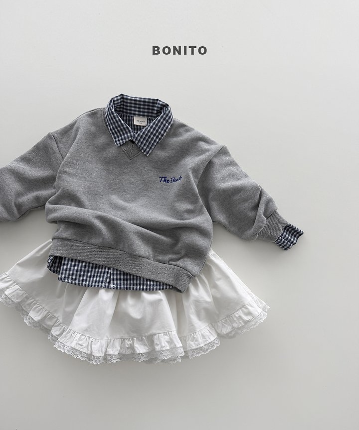 Bonito - Korean Children Fashion - #childofig - V-Neck Sweatshirt - 6