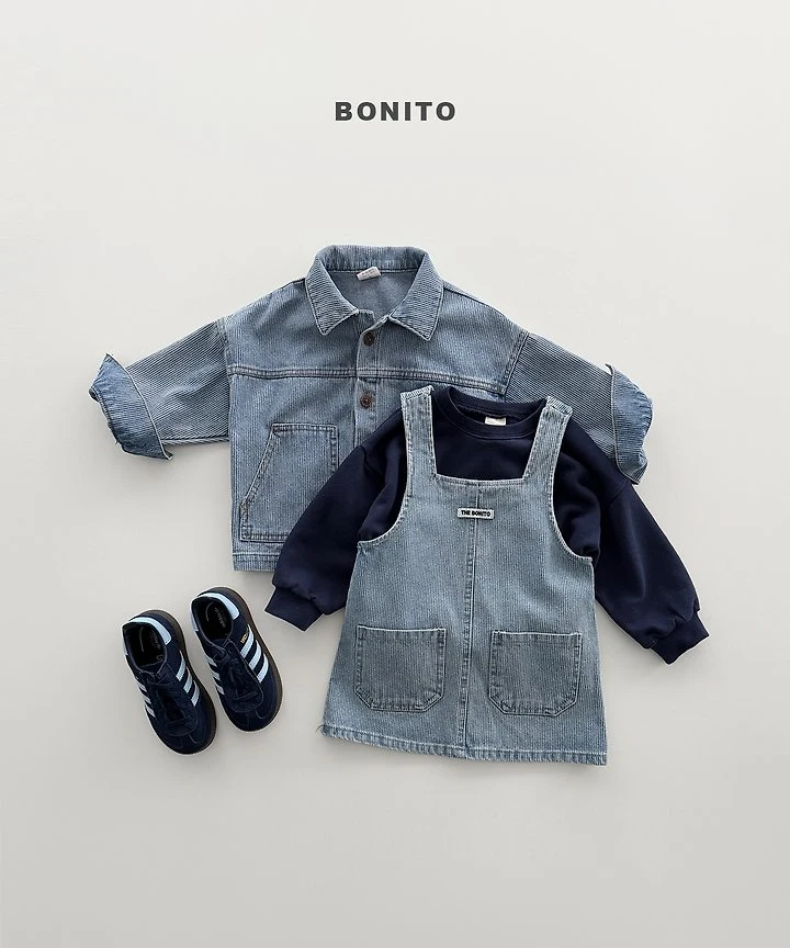 Bonito - Korean Children Fashion - #childofig - Denim One-piece - 8
