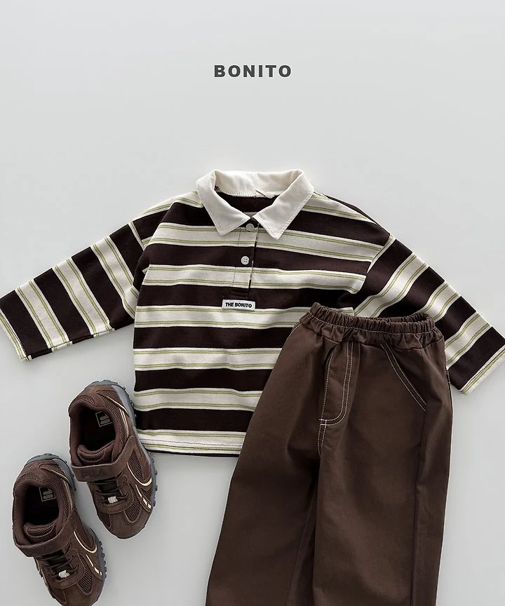 Bonito - Korean Children Fashion - #childofig - Stitch Cotton Pants - 6