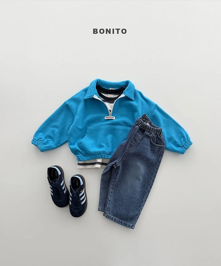Bonito - Korean Children Fashion - #childofig - Collar Zip-Up Jacket - 5