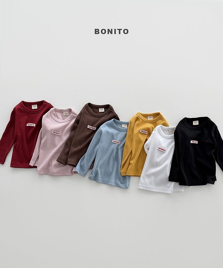 Bonito - Korean Children Fashion - #childofig - Color Ribbed Tee - 3