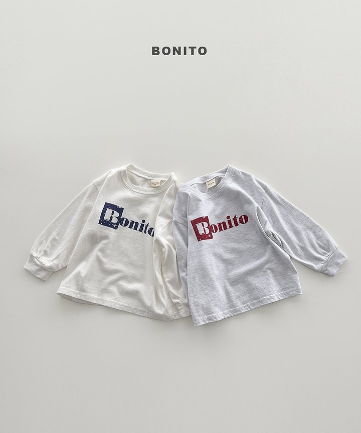 Bonito - Korean Children Fashion - #childofig - Boxy Ribbed Tee