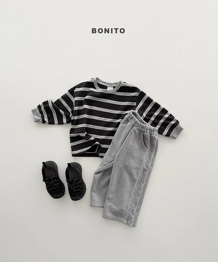 Bonito - Korean Children Fashion - #childofig - Haru Stripe Ribbed Tee - 9