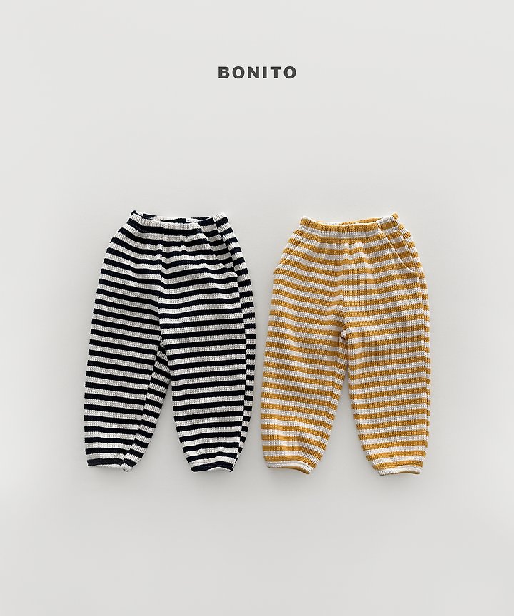 Bonito - Korean Children Fashion - #childofig - Waffle Stripe Jogger Pants