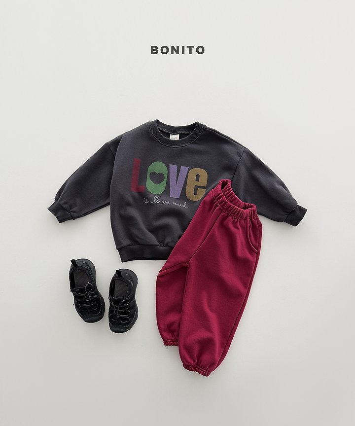 Bonito - Korean Children Fashion - #childrensboutique - Love Sweatshirt - 7