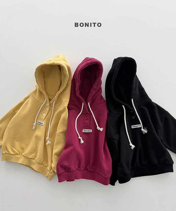 Bonito - Korean Children Fashion - #childrensboutique - Henley Hoodie - 3