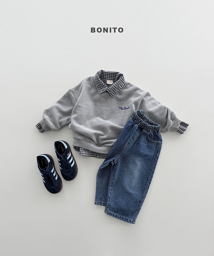 Bonito - Korean Children Fashion - #designkidswear - V-Neck Sweatshirt - 8