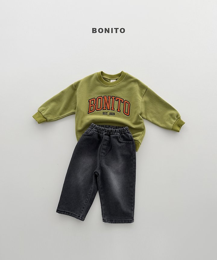 Bonito - Korean Children Fashion - #designkidswear - Patch Embroidery Sweatshirt - 5