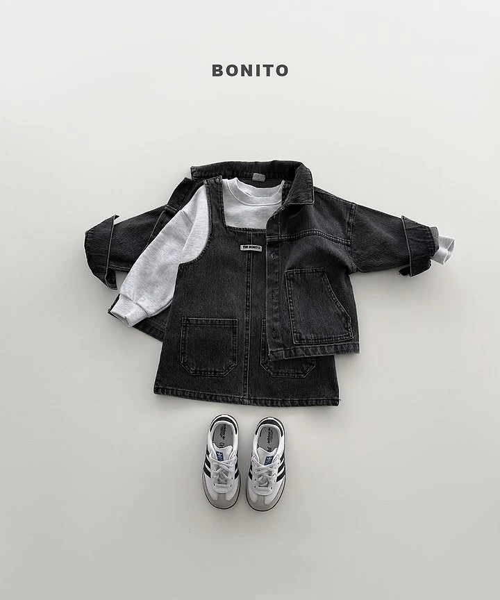 Bonito - Korean Children Fashion - #designkidswear - Denim One-piece - 11