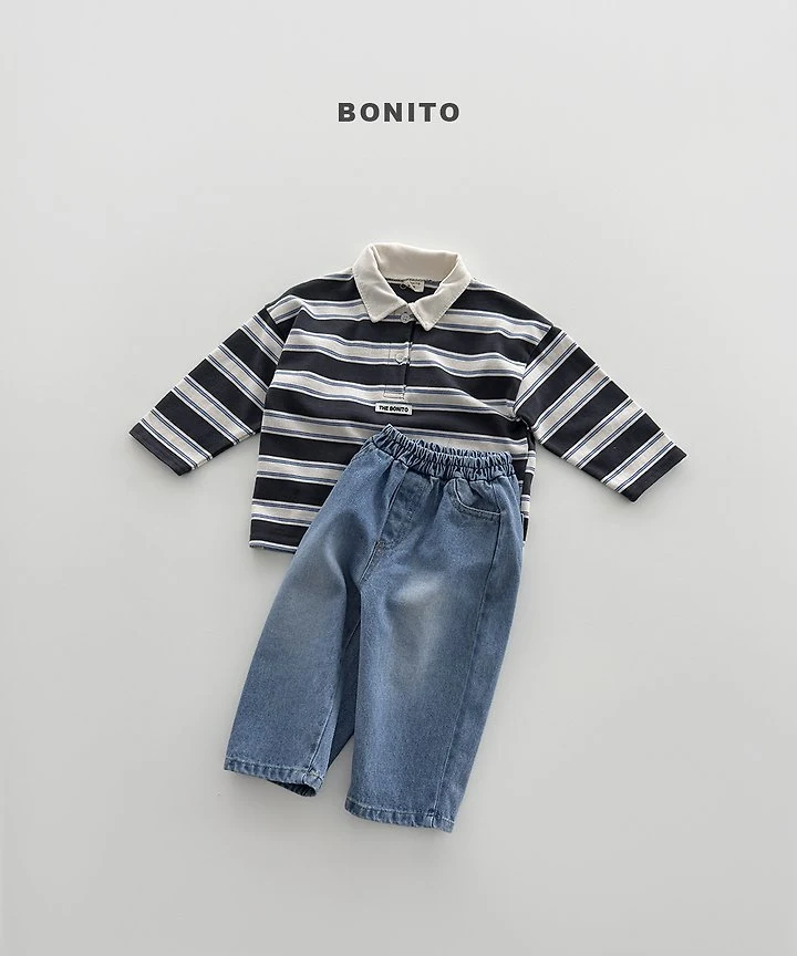Bonito - Korean Children Fashion - #designkidswear - Brushed Denim Pants - 5