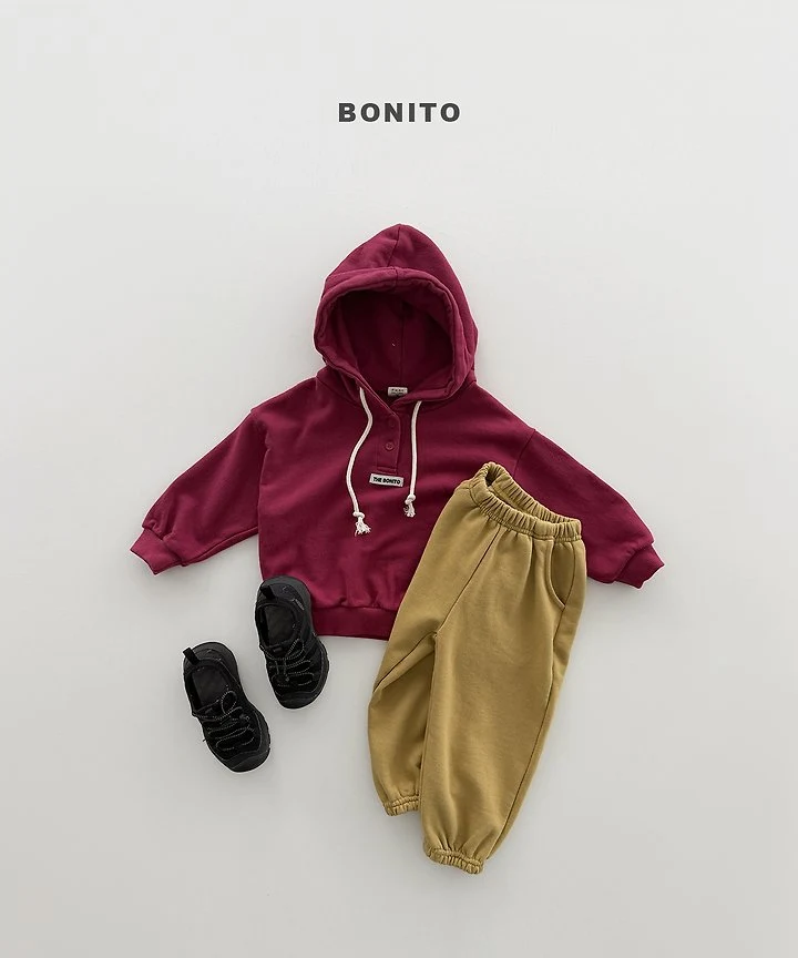 Bonito - Korean Children Fashion - #childrensboutique - Henley Hoodie - 4