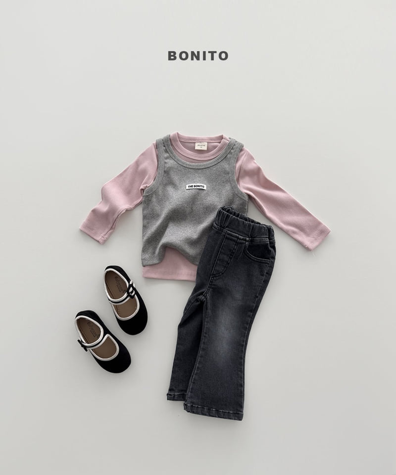 Bonito - Korean Children Fashion - #designkidswear - Bootcut Stretch Denim Pants - 9