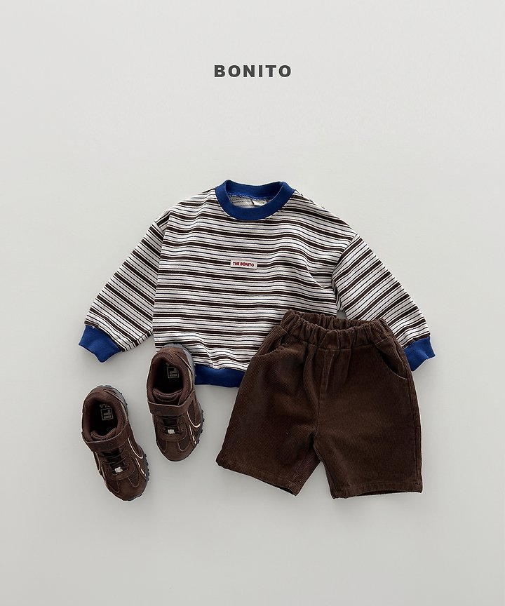 Bonito - Korean Children Fashion - #childrensboutique - Feeling Stripe Sweatshirt - 4