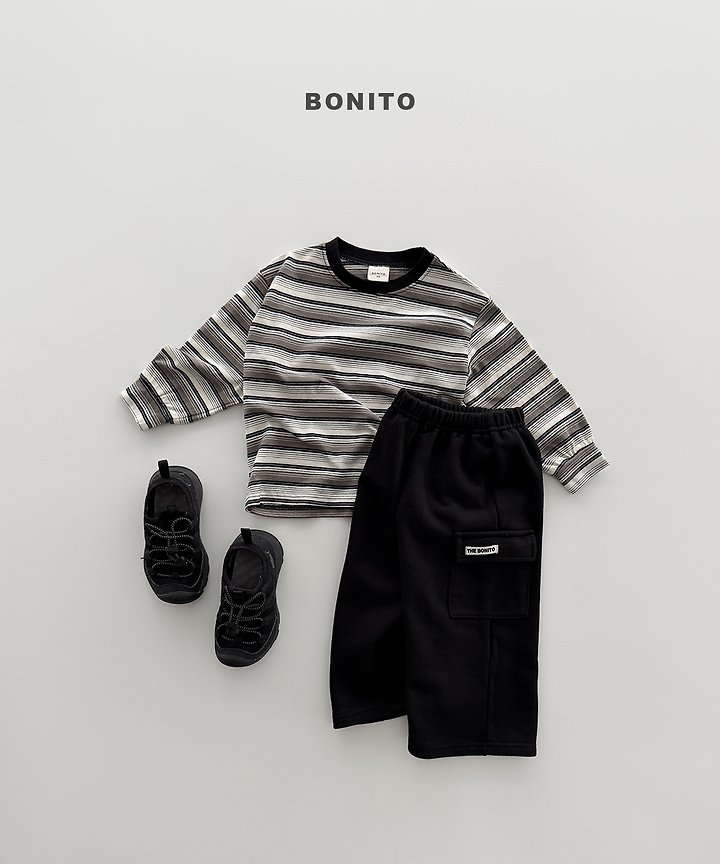 Bonito - Korean Children Fashion - #discoveringself - French Terry Cargo Pants - 10