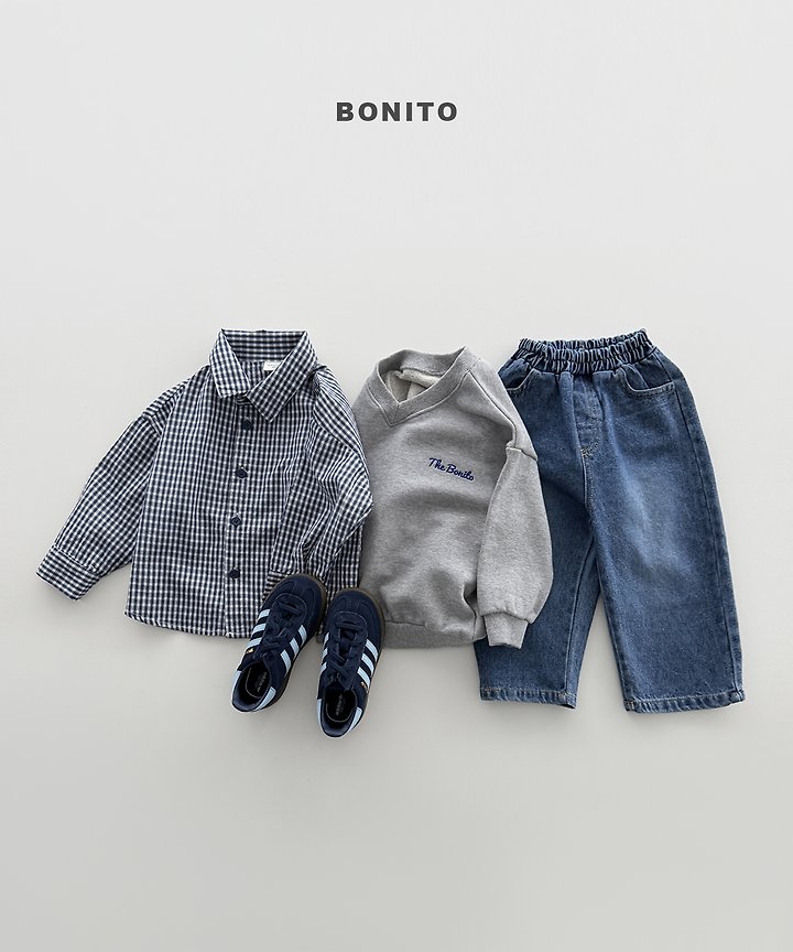 Bonito - Korean Children Fashion - #discoveringself - V-Neck Sweatshirt - 9