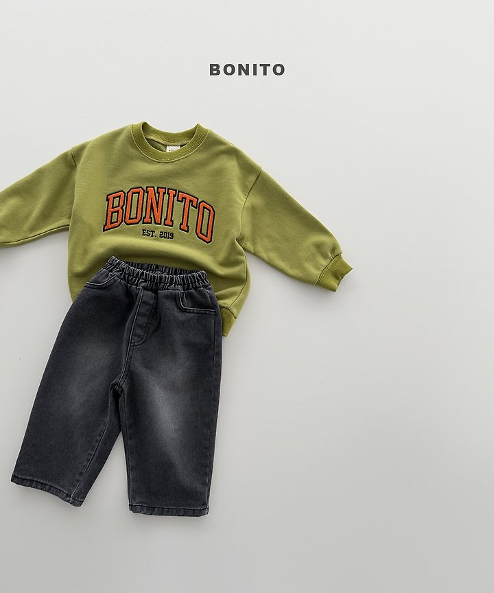 Bonito - Korean Children Fashion - #discoveringself - Patch Embroidery Sweatshirt - 6