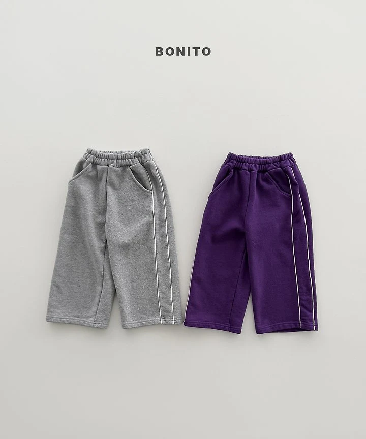 Bonito - Korean Children Fashion - #discoveringself - Side Stripe Pants