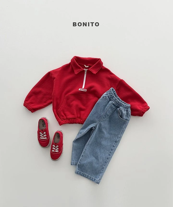 Bonito - Korean Children Fashion - #discoveringself - Collar Zip-Up Jacket - 8