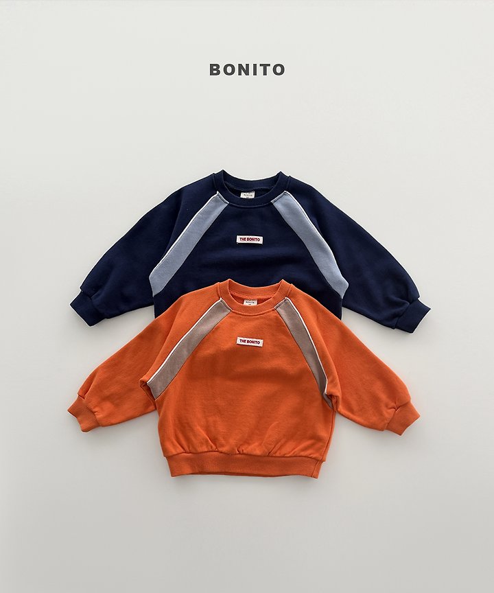 Bonito - Korean Children Fashion - #discoveringself - Contrast Raglan Sweatshirt