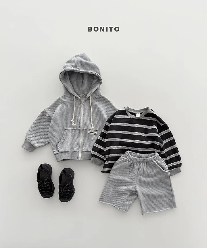 Bonito - Korean Children Fashion - #discoveringself - Haru Stripe Ribbed Tee - 12