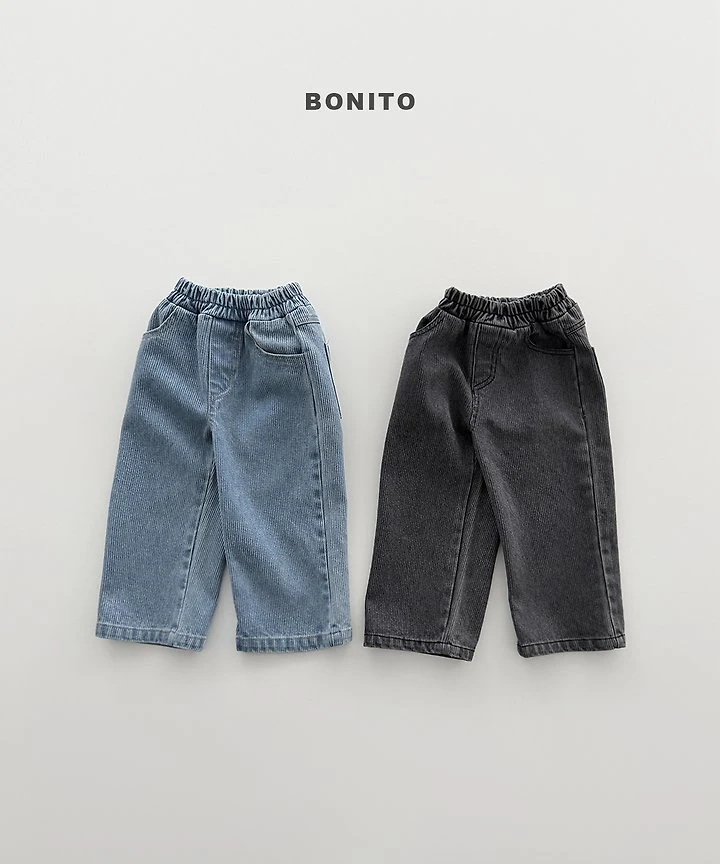 Bonito - Korean Children Fashion - #discoveringself - Deep Indigo Denim Pants