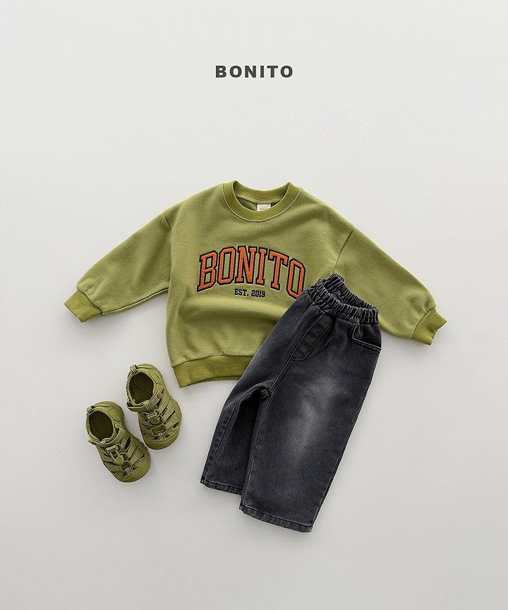 Bonito - Korean Children Fashion - #fashionkids - Patch Embroidery Sweatshirt - 7