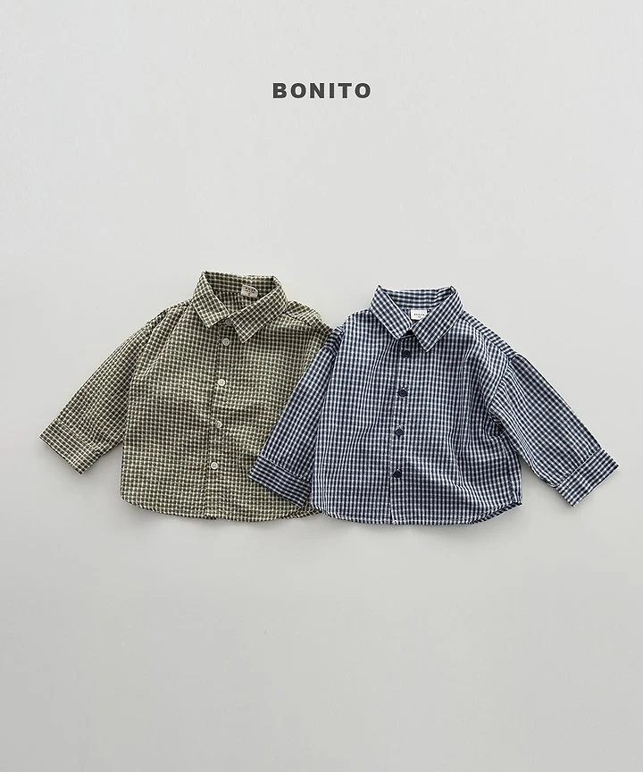 Bonito - Korean Children Fashion - #fashionkids - Check Shirt - 3
