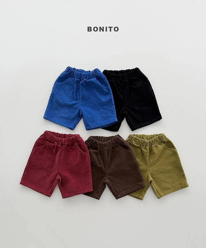 Bonito - Korean Children Fashion - #fashionkids - Corduroy Shorts