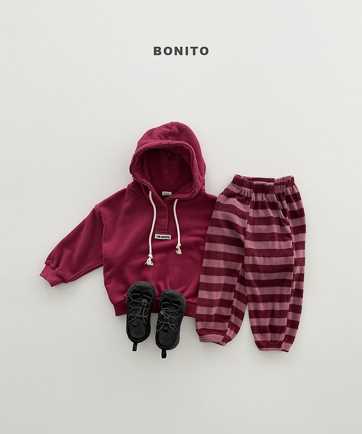 Bonito - Korean Children Fashion - #fashionkids - Stripe Knit Jogger Pants - 9