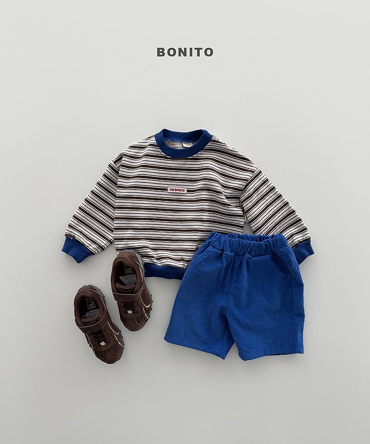 Bonito - Korean Children Fashion - #fashionkids - Feeling Stripe Sweatshirt - 6