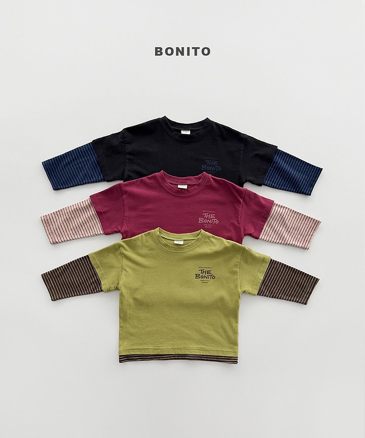 Bonito - Korean Children Fashion - #fashionkids - Layered Short Sleeve Tee