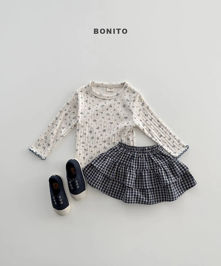Bonito - Korean Children Fashion - #kidsshorts - Eyelet Tee - 5