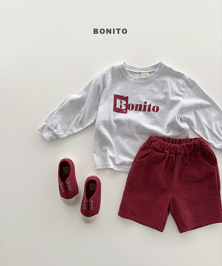 Bonito - Korean Children Fashion - #kidsshorts - Boxy Ribbed Tee - 7