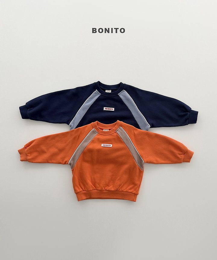 Bonito - Korean Children Fashion - #kidsshorts - Contrast Raglan Sweatshirt - 3