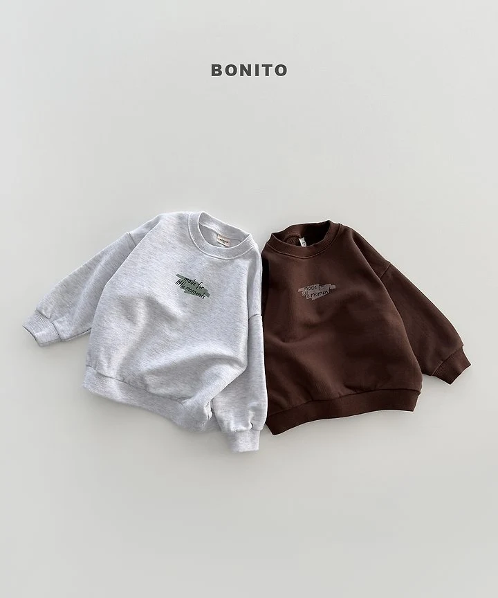 Bonito - Korean Children Fashion - #kidsshorts - Moment Sweatshirt