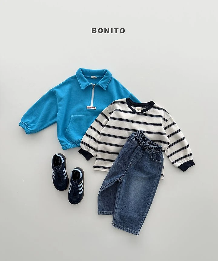 Bonito - Korean Children Fashion - #kidsshorts - Brushed Denim Pants - 8