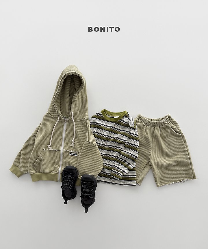 Bonito - Korean Children Fashion - #kidsshorts - Eddie Hoodie Set - 6