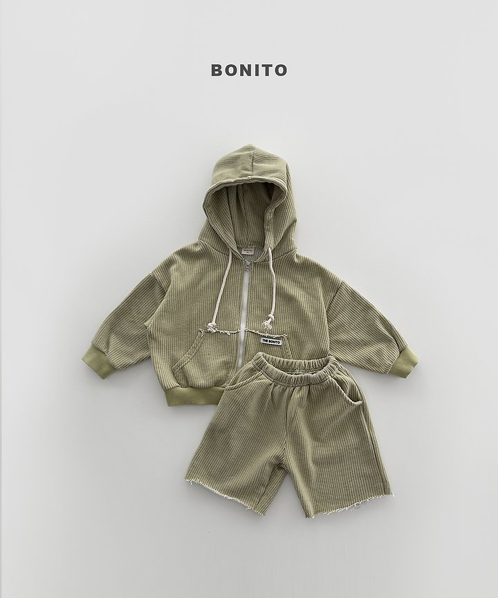 Bonito - Korean Children Fashion - #kidsshorts - Eddie Hoodie Set - 5